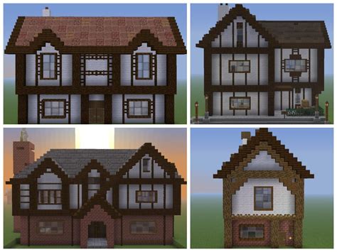 minecraft tudor house|minecraft small tudor house.